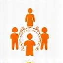 Icono de un grupo de personas en un taller, representando talleres y charlas educativas.